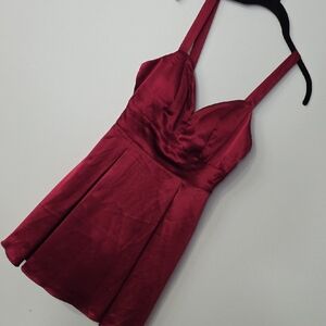 Teeze Me Burgundy Mini Dress